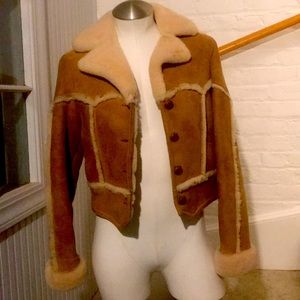 100% Virgin Wool, Suede Lamb Coat